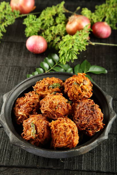 istock Delicious crispy onion fritters. 910340166