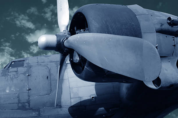 istock War plane used in II. World War 91034642