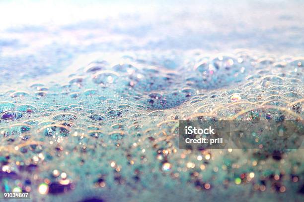 Foam Closeup Stock Photo - Download Image Now - Abstract, Bubble, Clean