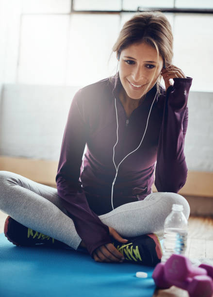 istock Getting into the right mood for fitness 910348664