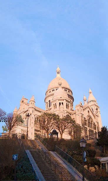 Dawn, Montmartre, Paris  place pigalle stock pictures, royalty-free photos & images