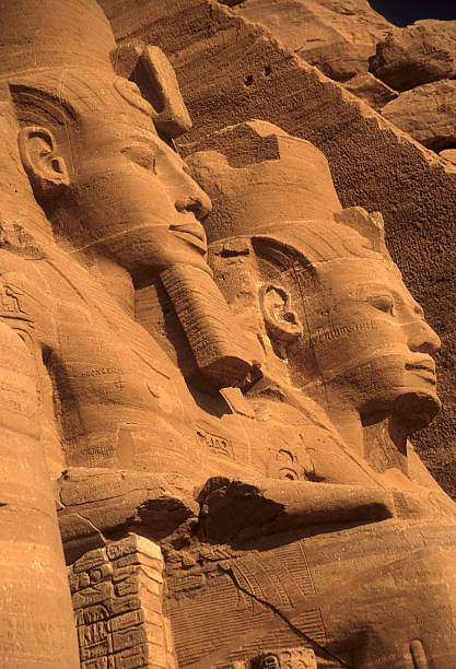 istock Rameses II colossus, seated figures 91035058