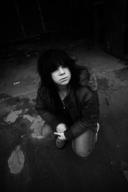 istock Young Teenager Abandoned Portrait 91035245