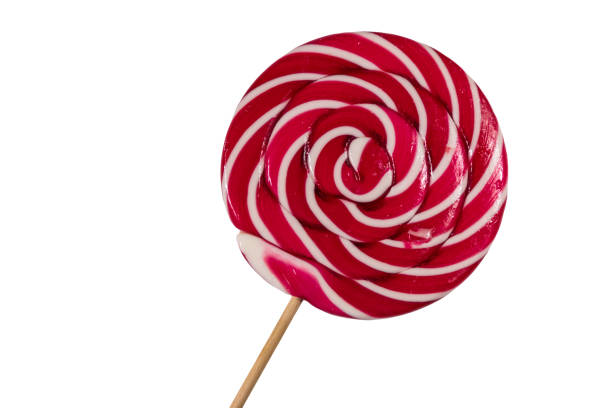 istock Sweet lollipop isolated on white background 910353016