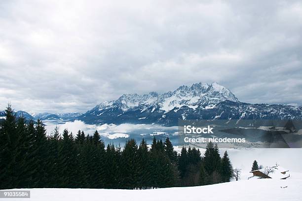 Austrian Zimowy Krajobraz - zdjęcia stockowe i więcej obrazów Alpy - Alpy, Austria, Bez ludzi