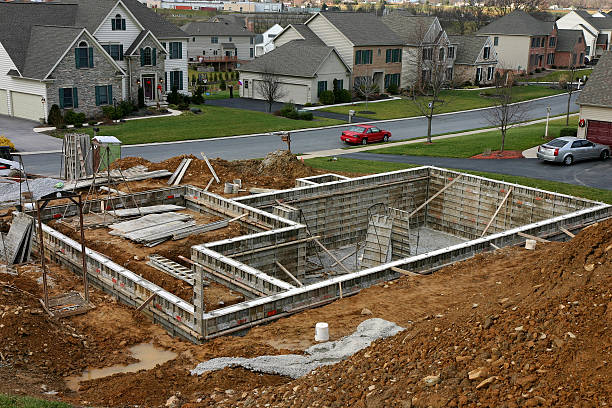 Construção de nova casa - foto de acervo