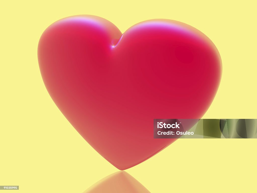 붉은 심장 - 로열티 프리 0명 스톡 사진