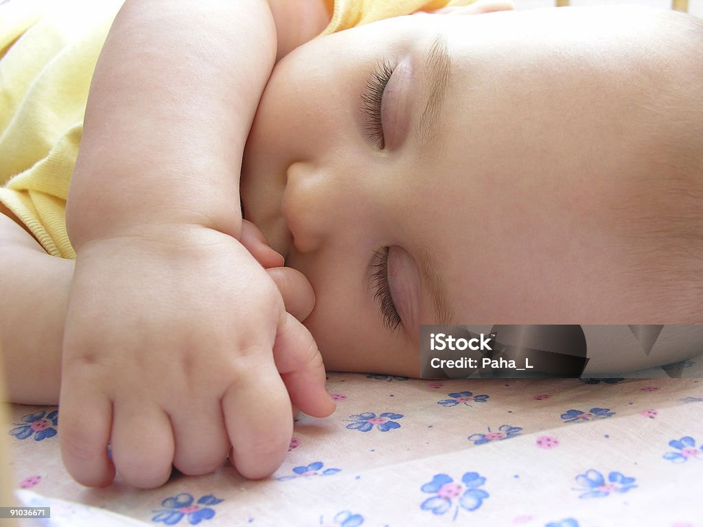 Bebê de sono - Royalty-free Anjo Foto de stock