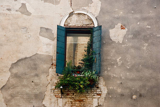 Italian Window stock photo