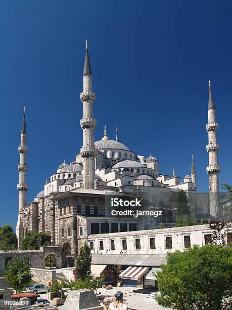 Foto de Sultão Ahmet Camii Mais Famoso Como A Mesquita Azul e mais fotos de stock de Alcorão