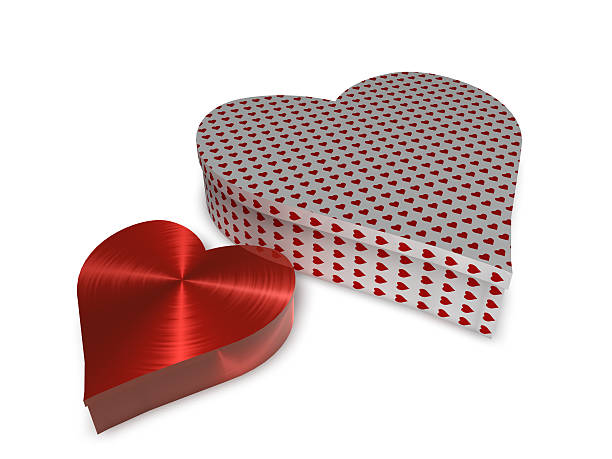Cтоковое фото Box сердца серии I (в день Св. Валентина