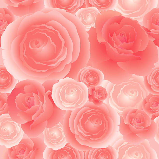 Roses  digital composite nobody floral pattern flower stock illustrations