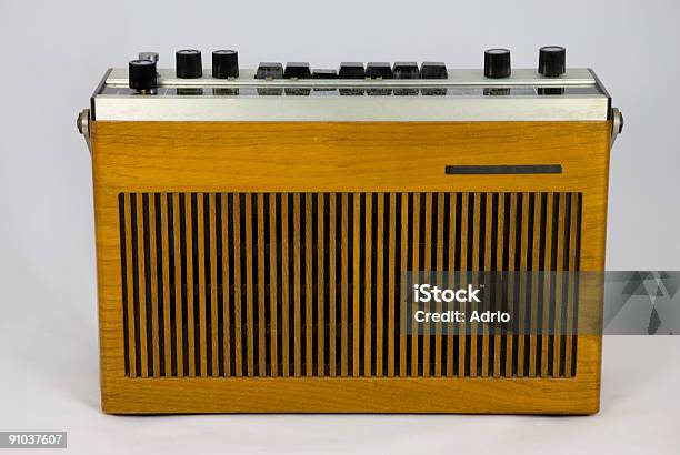 Vintage Transistor Radio Stock Photo - Download Image Now - Broadcasting, Color Image, Horizontal