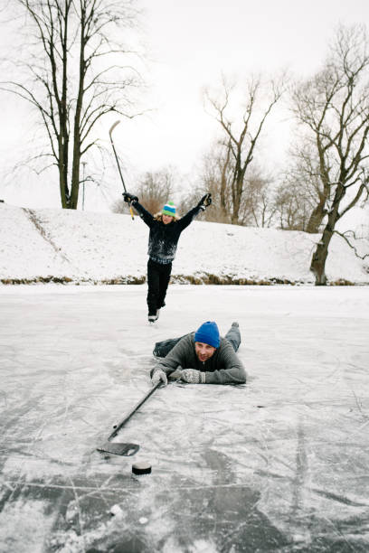 istock Winter hockey celebration 910377180