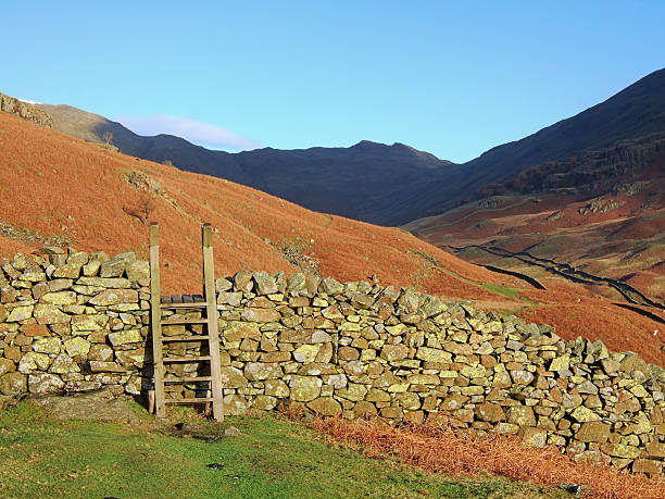 istock Ladder stile on the Fairfield Horseshoe 91038132