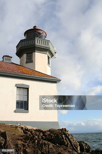 Lime Kiln Lighthouse Stock Photo - Download Image Now - Accessibility, Architecture, Bay of Water