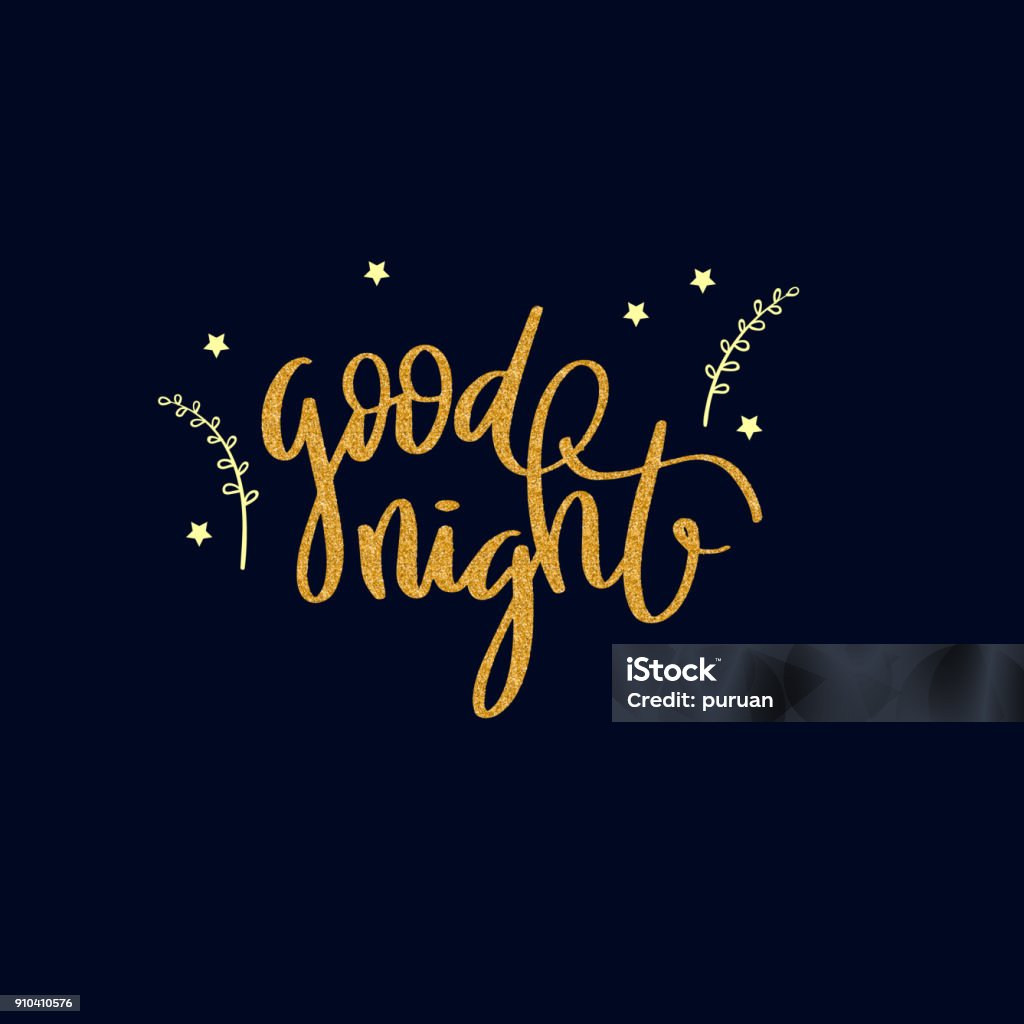Ilustración de Letras Palabras Buenas Noches y más Vectores Libres de  Derechos de Abstracto - Abstracto, Amarillo - Color, Bling Bling - refrán  en inglés - iStock