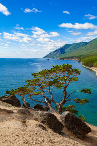 Lake Baikal summer day Lake Baikal siberia summer stock pictures, royalty-free photos & images