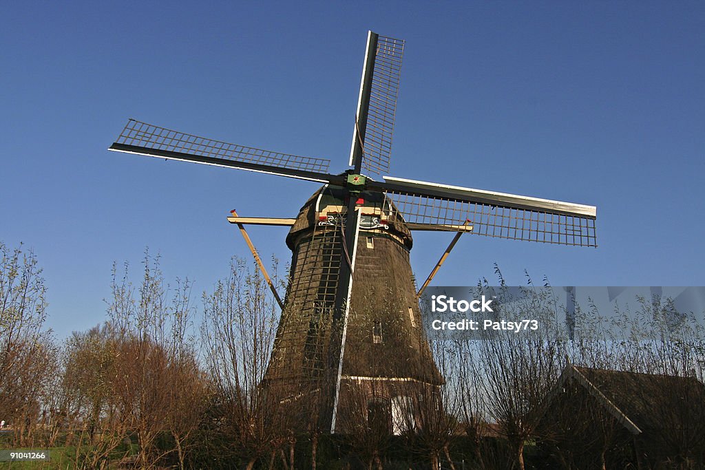 オランダの風車ブルースカイ 3 - アムステルダムのロイヤリティフリーストックフォト