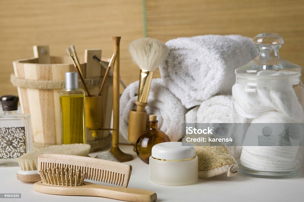 Varios productos para el baño - Foto de stock de Cuarto de baño libre de derechos