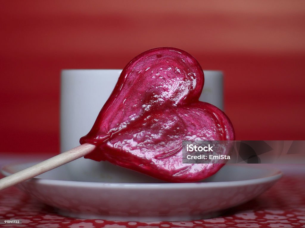 Sucette en forme de cœur - Photo de Aliment libre de droits