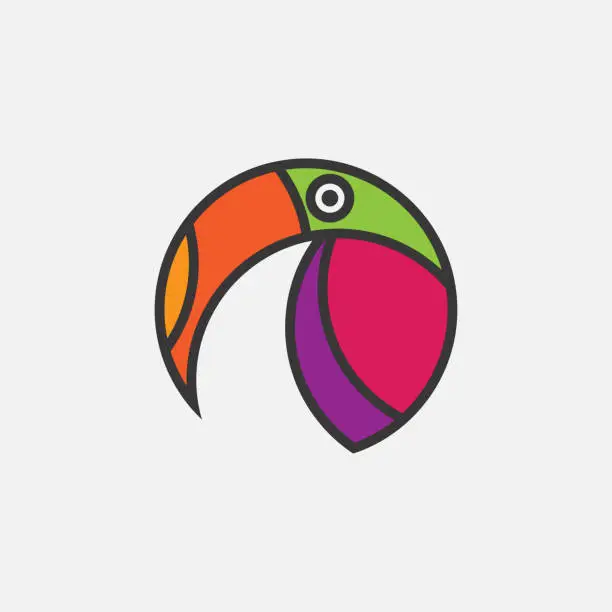 Vector illustration of Abstract Bird