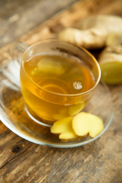 istock Hot homemade ginger tea 910422752
