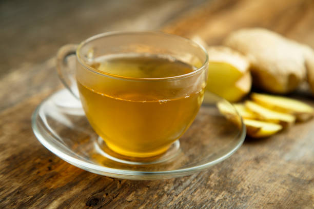 istock Hot homemade ginger tea 910422756