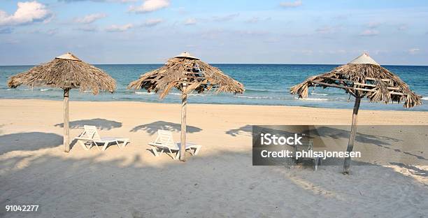 Three Spots In The Sun Stock Photo - Download Image Now - Beach, Caribbean Sea, Coconut Palm Tree