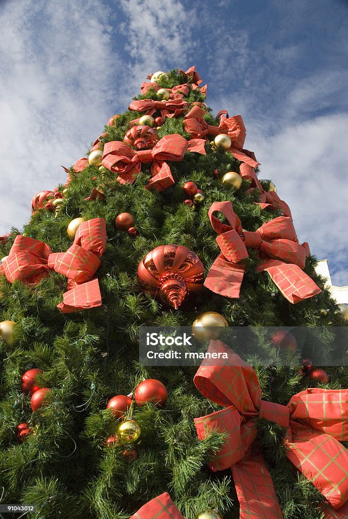 Высокие Рождественская ёлка - Стоковые фото Ёлочные игрушки роялти-фри