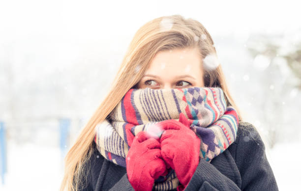 istock Woman At  Winter Day 910430146