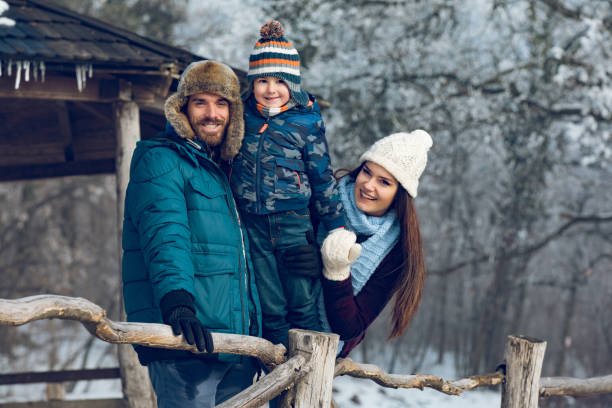 istock Winter family portrait 910431810