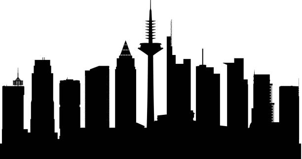 Frankfurt (All Buildings Are Complete and Moveable) Frankfurt. All buildings are complete and moveable. brandenburg state stock illustrations