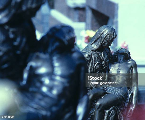 Final Destination Kitsch 05 Grief In A Row Stock Photo - Download Image Now - Artificial, Bronze - Alloy, Bronze Colored