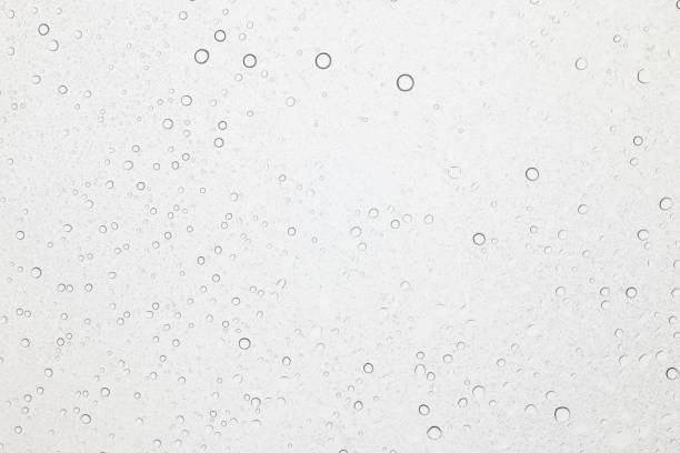 istock Water drops on glass, Rain droplets on glass background. 910438912