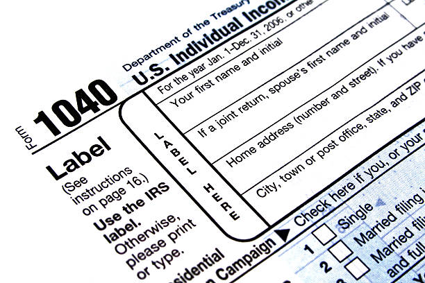 istock usa tax form 91044196