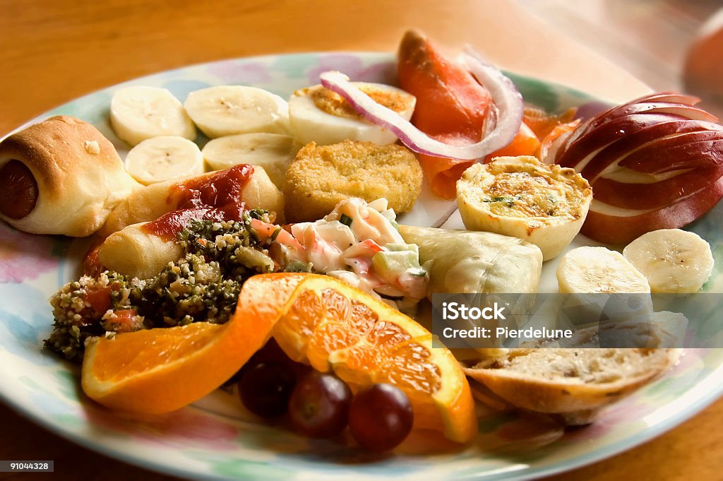 Canapes - Foto stock royalty-free di Alimentazione sana