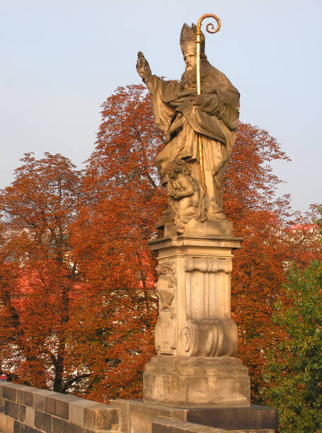istock autumn at Charles Bridge in old Prague 91045091