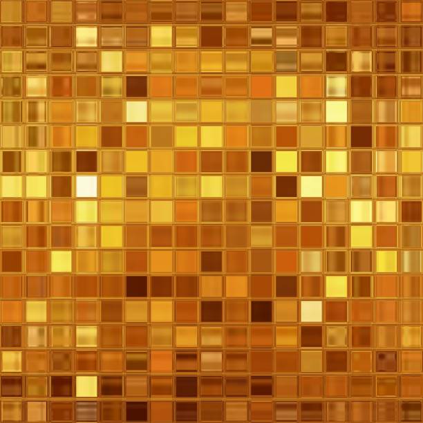 istock Luxurious golden mosaic, abstract gold background 910452688
