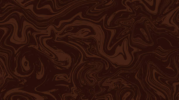 Brown Marble Textured Background illustration marbled effect acrylic paintings water-colour painting chocolate stock illustrations