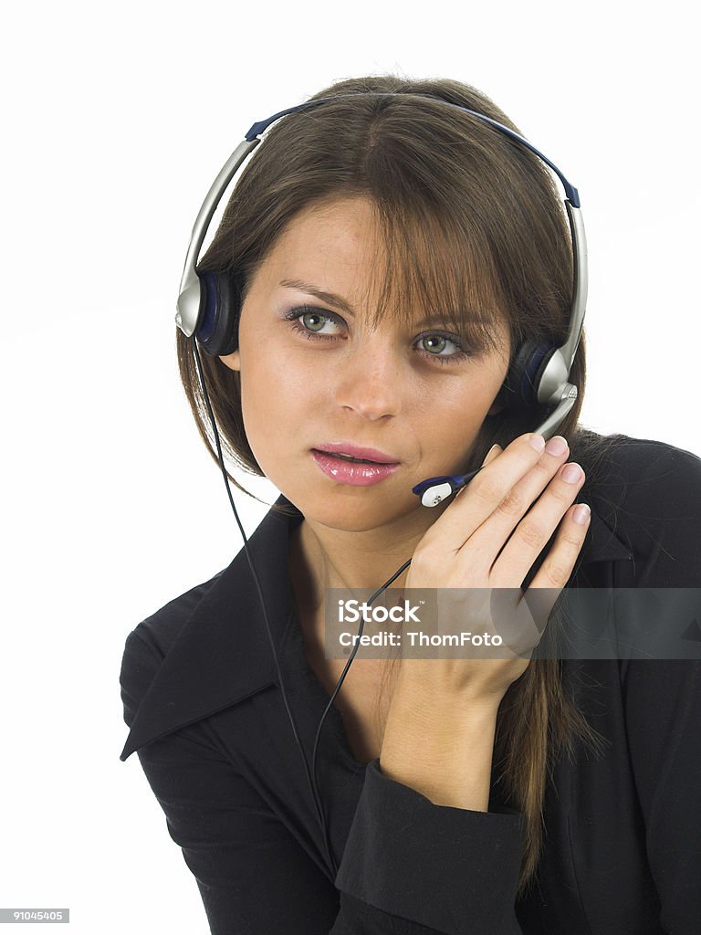 Customer support  Above Stock Photo