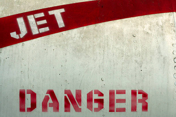 jet danger military aircraft stencil  jet intake stock pictures, royalty-free photos & images