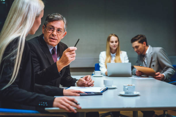 istock In the middle of a meeting 910456934