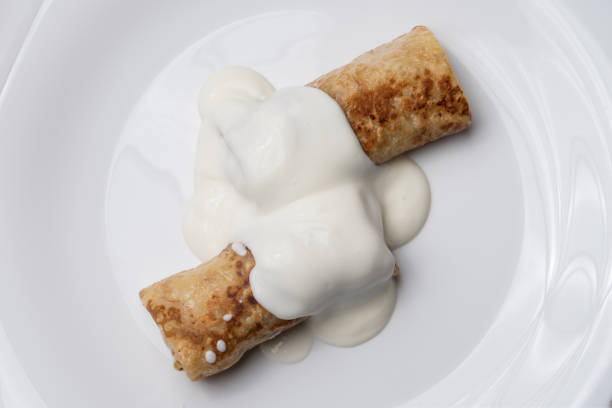 istock Pancakes with filling 910474220