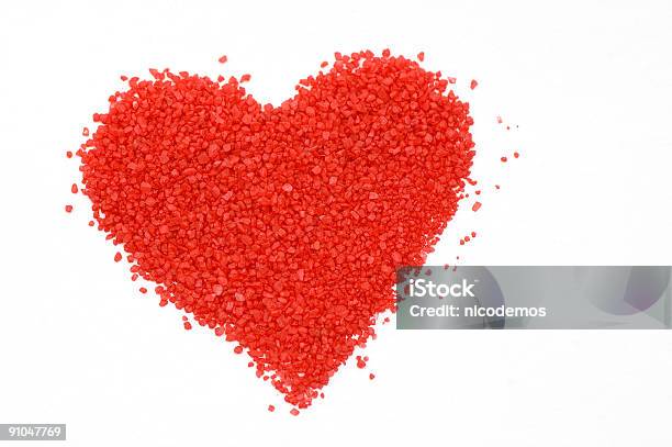 Red Heart Stock Photo - Download Image Now - Crystal, Heart Shape, Close-up