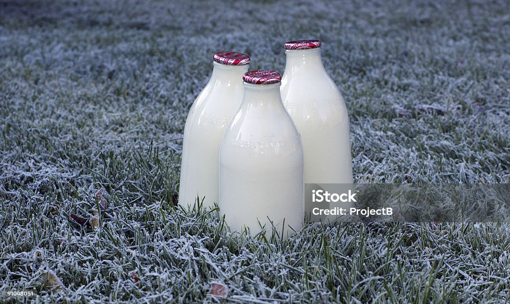 Морозный молоко - Стоковые фото Молочник роялти-фри