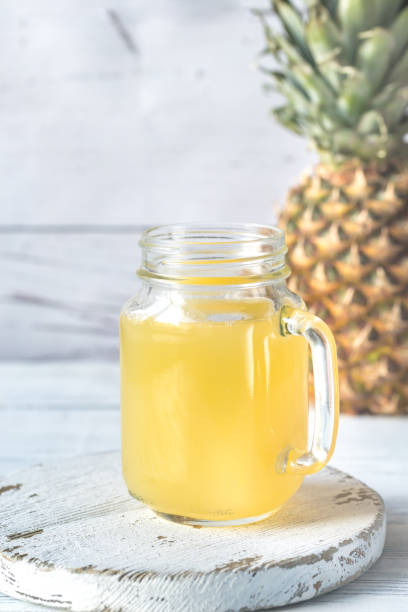 istock Glass of pineapple juice 910480970