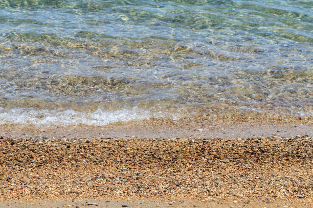 The Mediterranean Sea on Corfu in Greece.