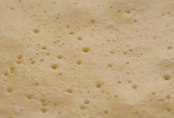 white bread baking close-up