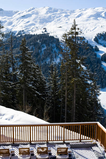 istock terrace in the snow-capped mountains 910484170